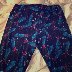 LuLaRoe TC Fourth of July leggings